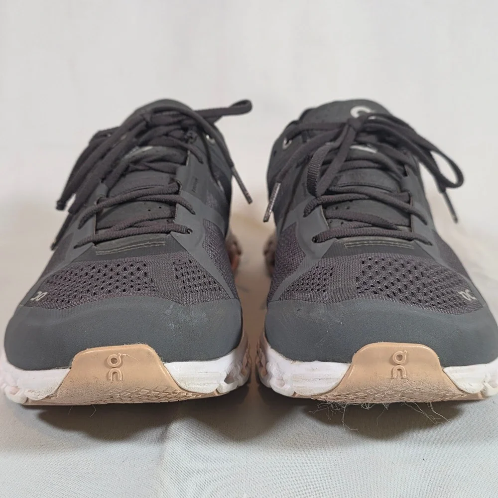 On Running Cloudflow Women 8.5 Running Shoes Rock Rose Helion CloudTec Sneakers